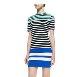 T by Alexander Wang Striped Mini Dress